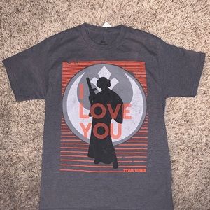 “I love you” Star Wars tee